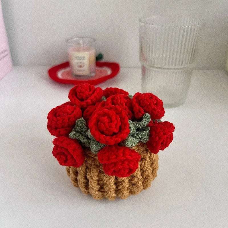 Crochet coaster set