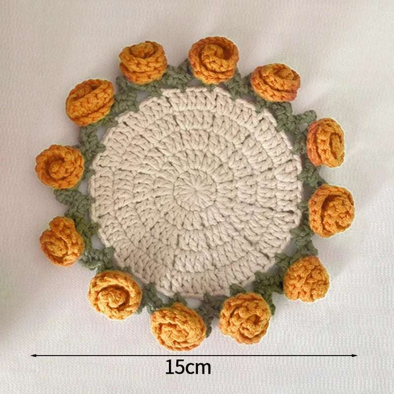 Crochet coaster set