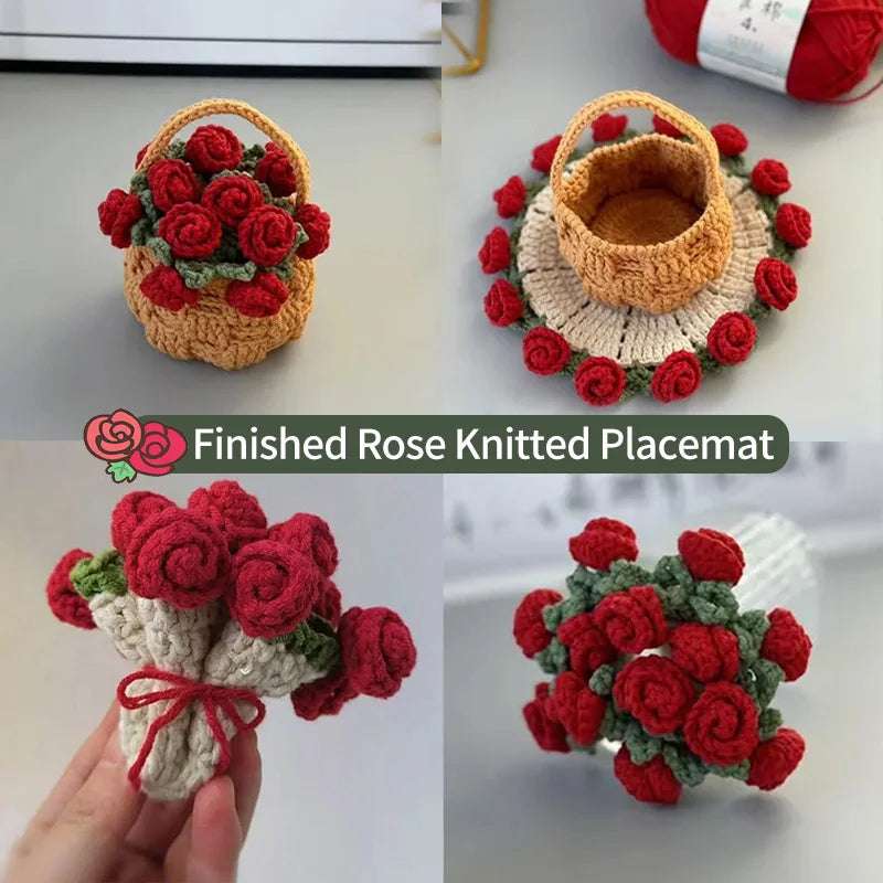 Crochet coaster set