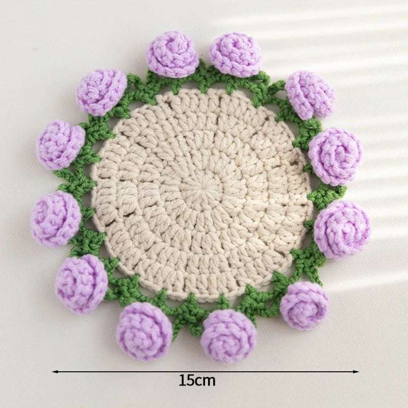 Crochet coaster set